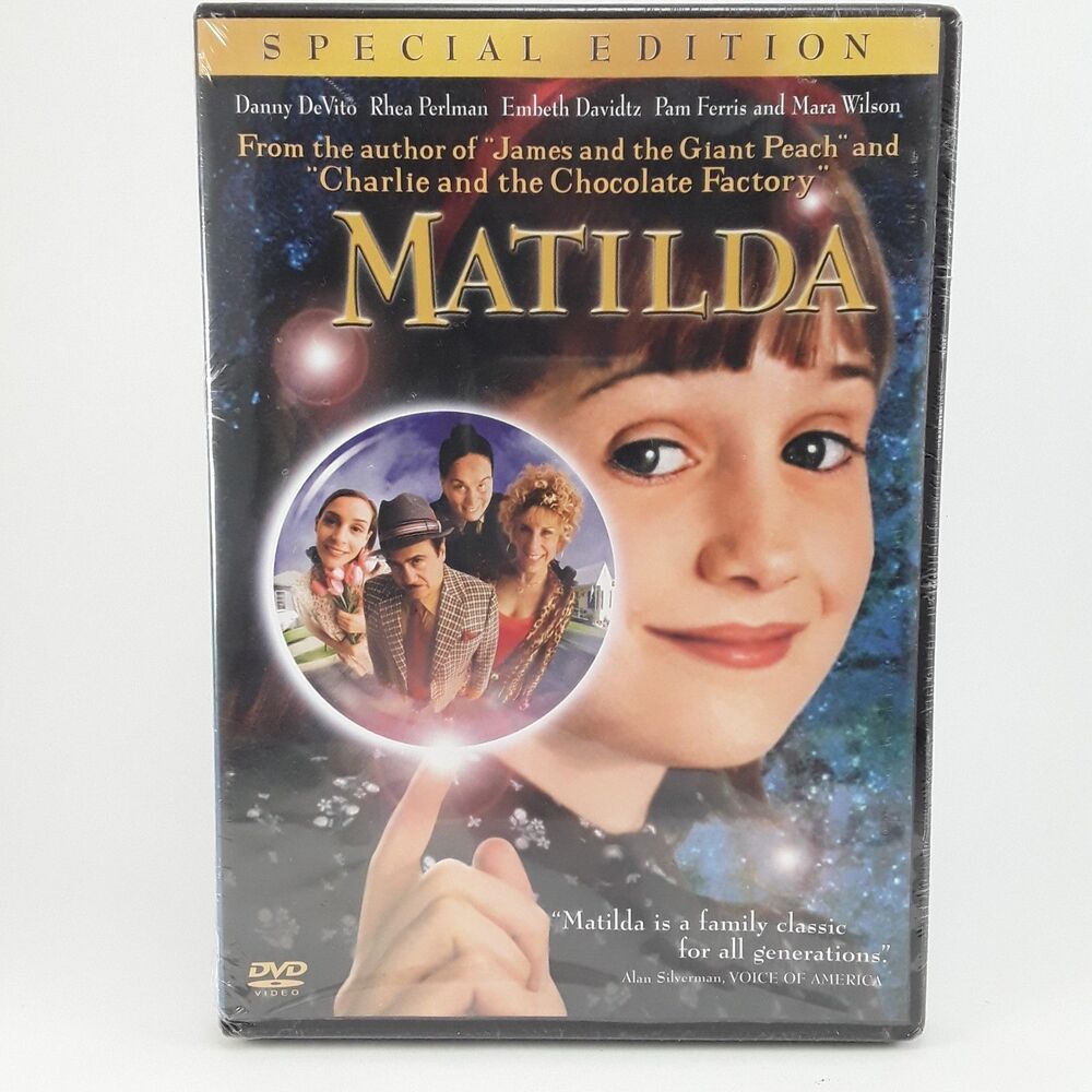 New Sealed, MATILDA (1996/ 2005 DVD) Special Edition, family favorite classic